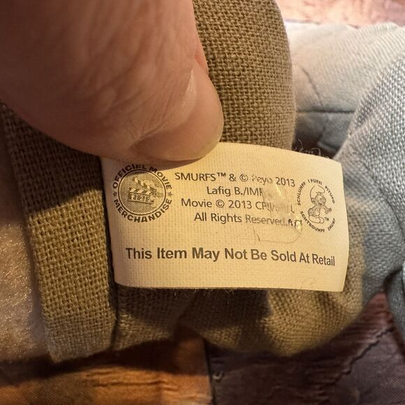 The Smurfs Hackus Smurf Plush Gray Movie Stuffed Animal Toy Figure 2013 Peyo - Picture 10 of 10